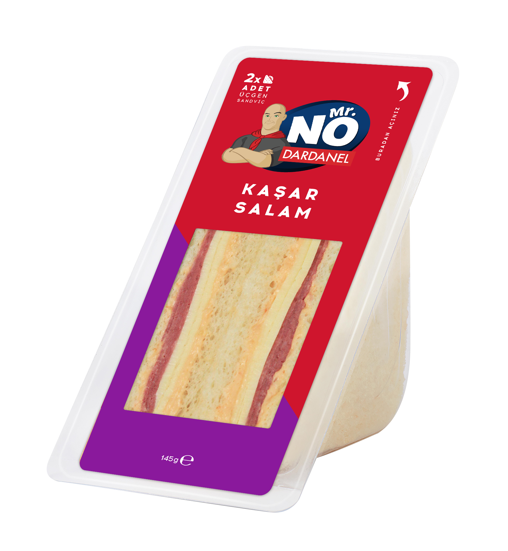 Klasik Ka�ar Salaml� Sandvi�